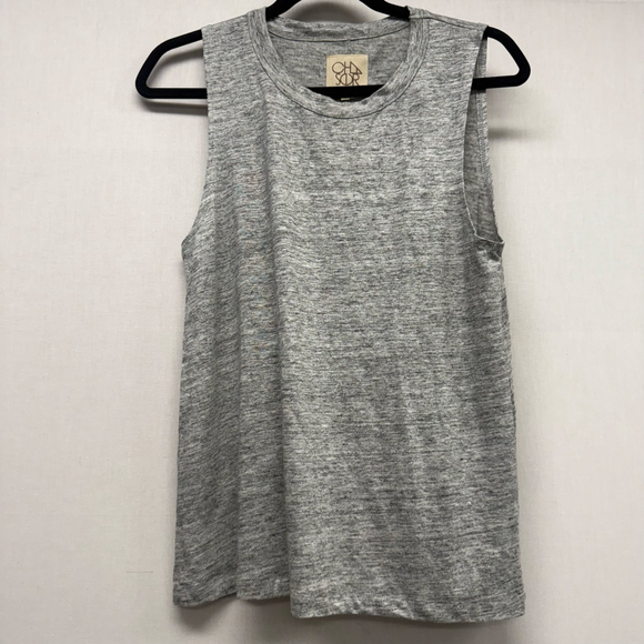 CHASER Tops - Women's Chaser Heather Grey Tank Top Size S